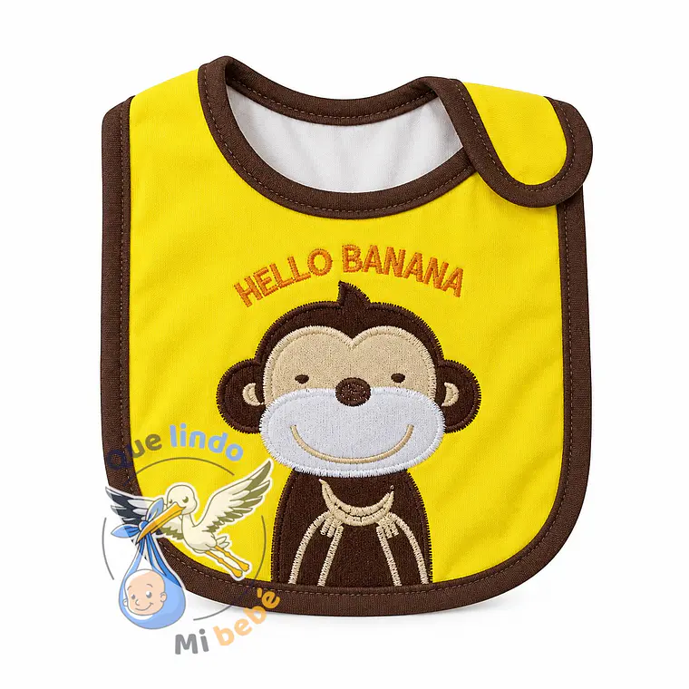 Babero Impermeable Monito 1