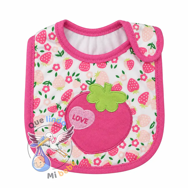 Babero Impermeable Frutilla 1