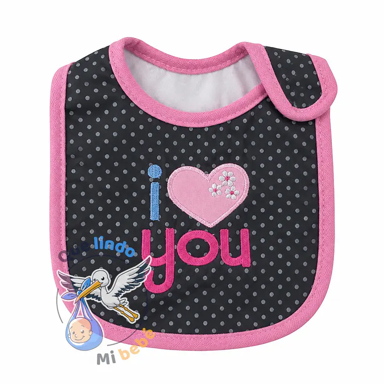 Babero Impermeable I Love You 1