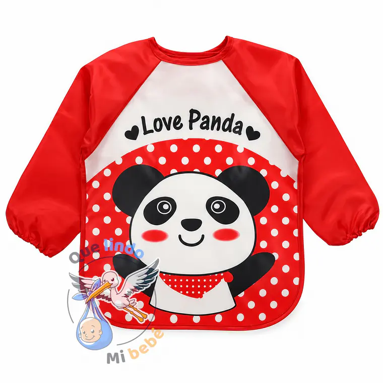 Babero Manga Panda 1