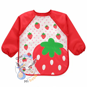 Babero Manga Frutilla