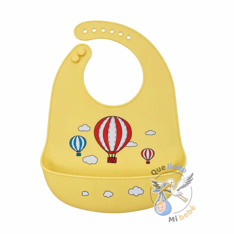 Babero de Silicona Globos 1