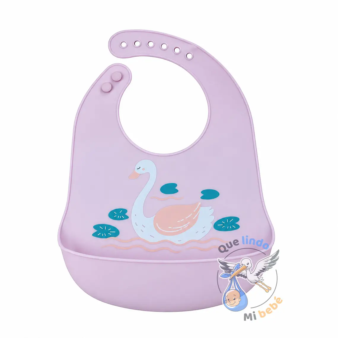 Babero de Silicona Cisne 1