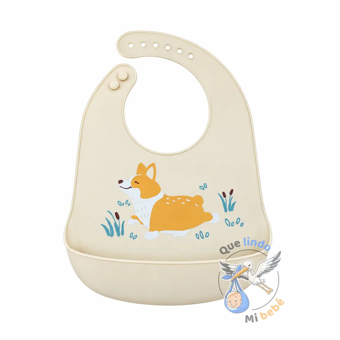 Babero de Silicona Perrito 1