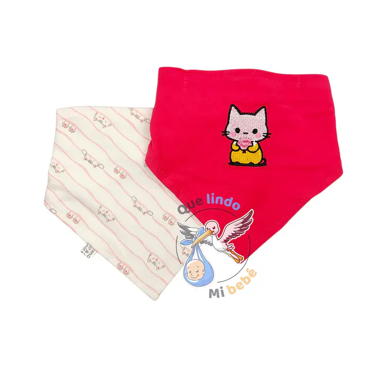 Set 2 Bandanas Gatita 1