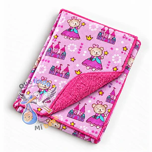 Manta Polar Fucsia Castillo