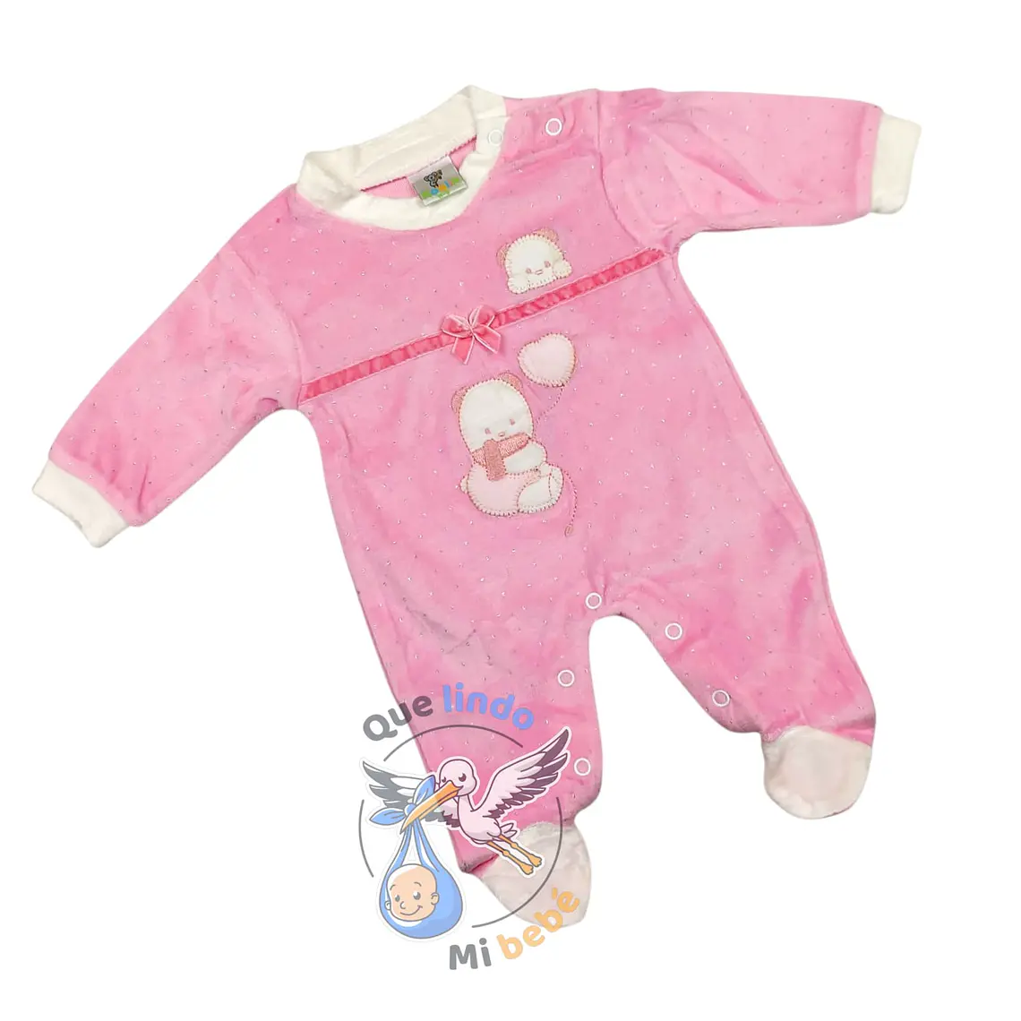 Osito Plush 1 Pieza 0/3 Meses Rosado Osita Corazon 1