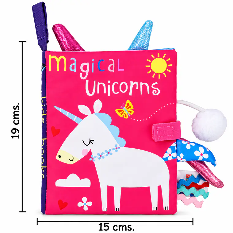 Libro Sensorial de Estimulación +3M Unicornio 2