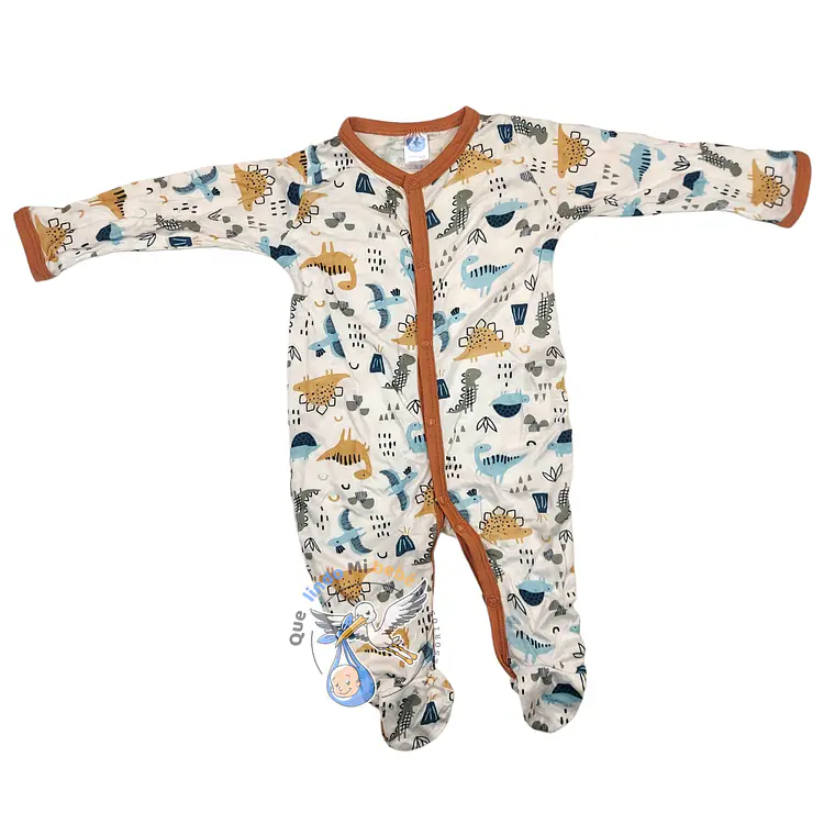 Pijama Algodón 3/6 Meses Dinosaurios 1