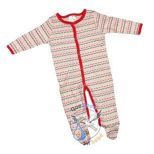 Pijama Algodón 6/9 Meses Fucsia Floreado