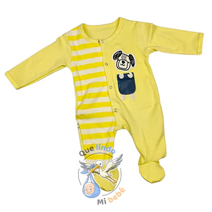 Osito Algodón 1 Pieza 0/3 Meses Perrito Amarillo
