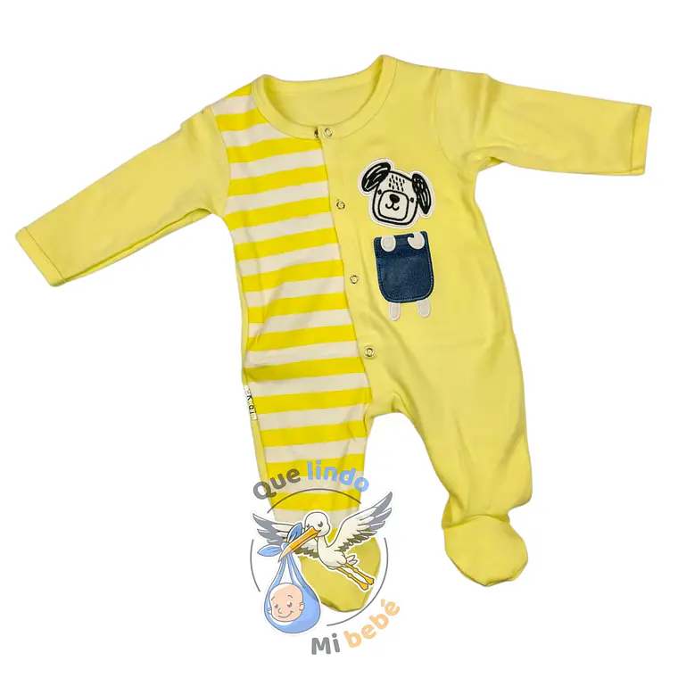 Osito Algodón 1 Pieza 0/3 Meses Perrito Amarillo 1