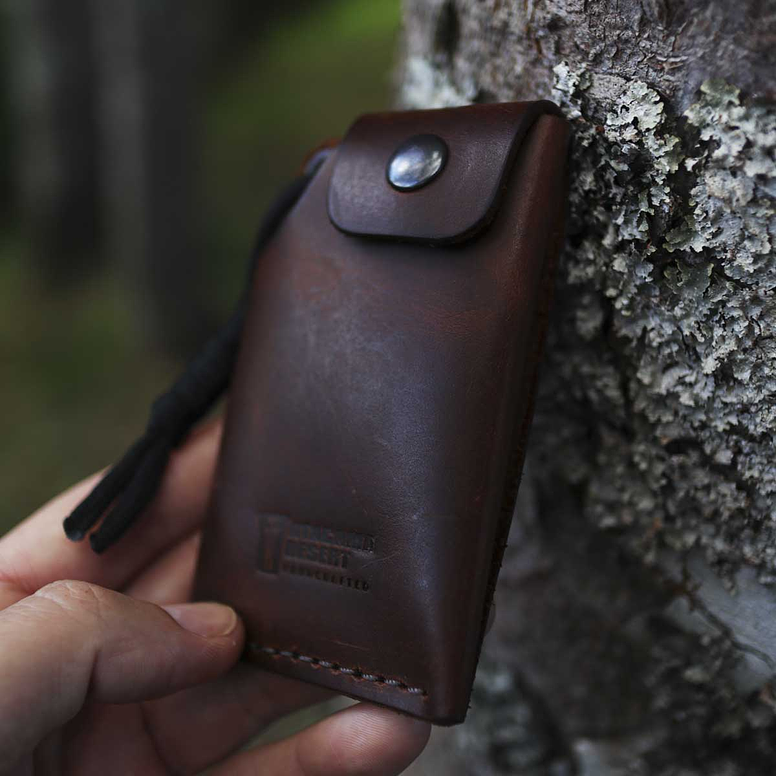 TARJETERO DE CUERO M26 CAFE CHOCOLATE 2