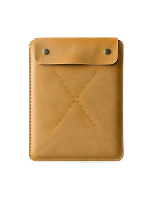 FUNDA DE CUERO IPAD ACOLCHADA