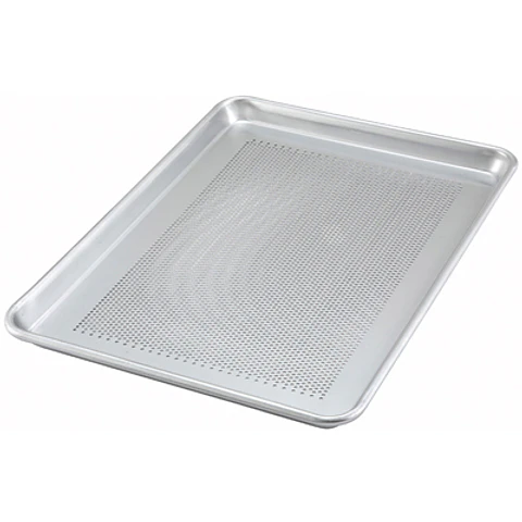 BANDEJA PERFORADA DE ALUMINIO 46X66 CM WINCO
