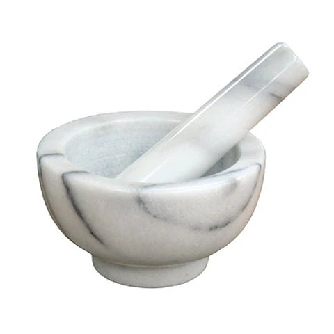 MORTERO DE MARMOL DE 11 CM DE DIAMETRO WINCO