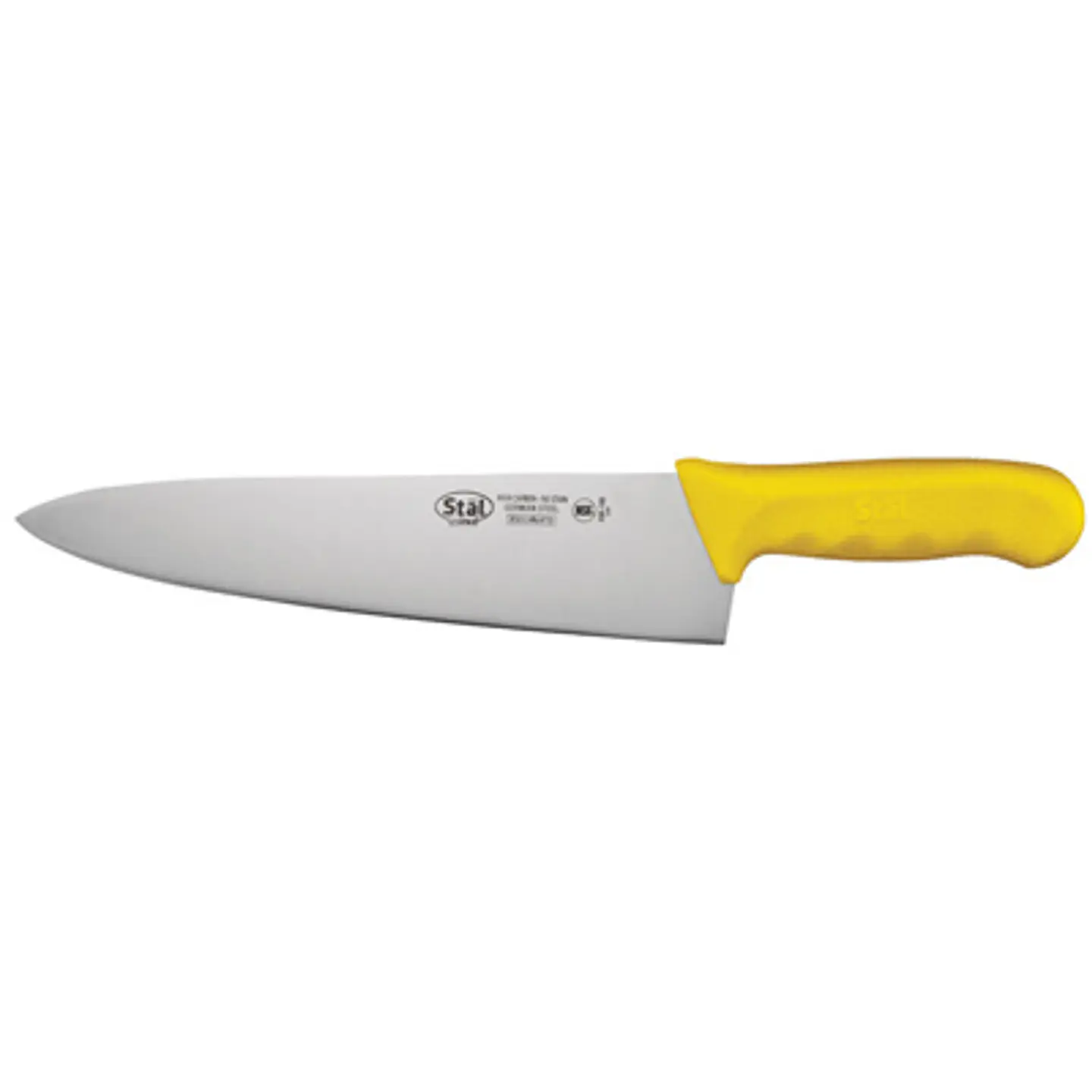 CUCHILLO MEDIO GOLPE MANGO PP AMARILLO 25 CM WINCO 1