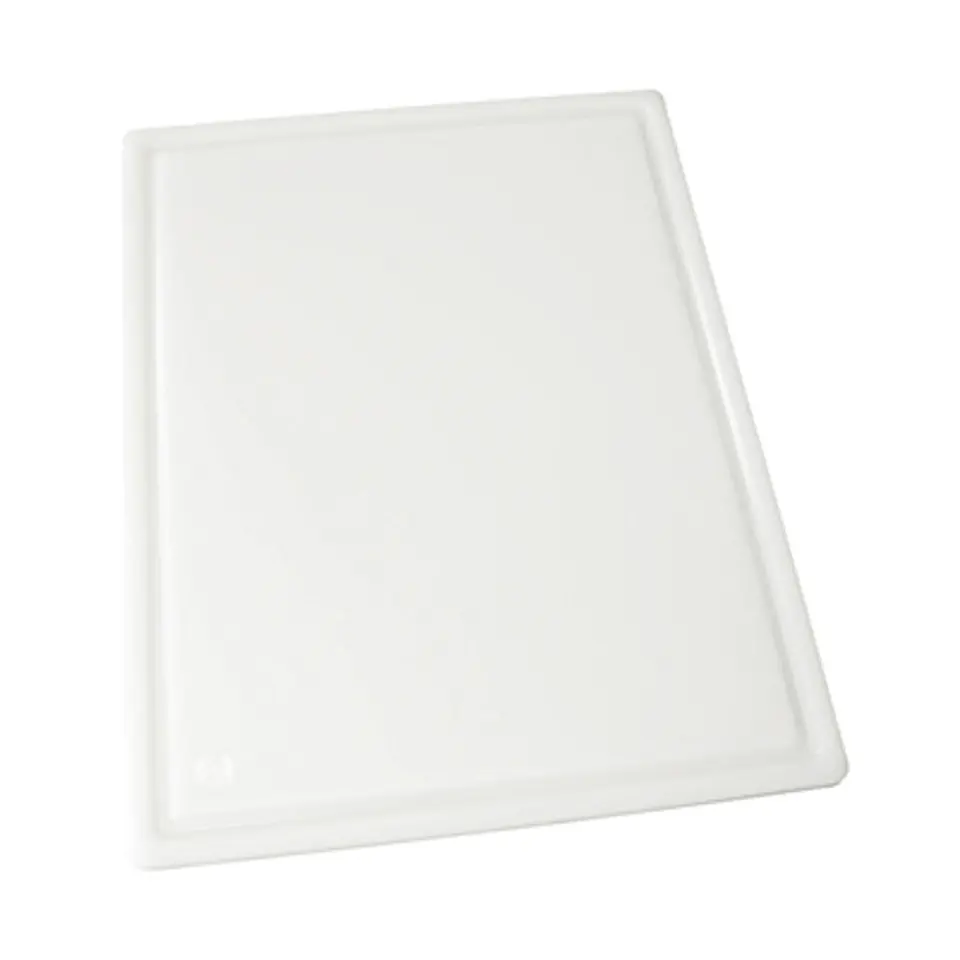 TABLA DE CORTAR RANURADA BLANCA 46X61X1,3 CM WINCO 1