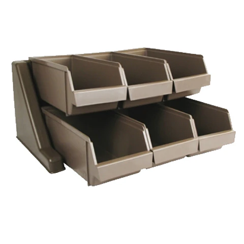 ORGANIZADOR DE 6 COMPARTIMIENTOS COLOR CAFE WINCO