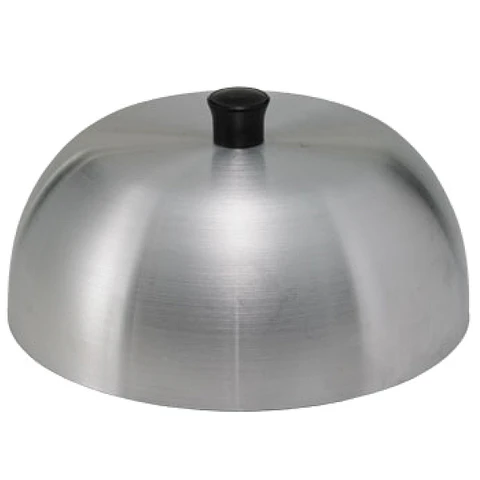 CUBIERTA ALUMINIO PARA COCINAR HAMBURGUESAS 15CM WINCO