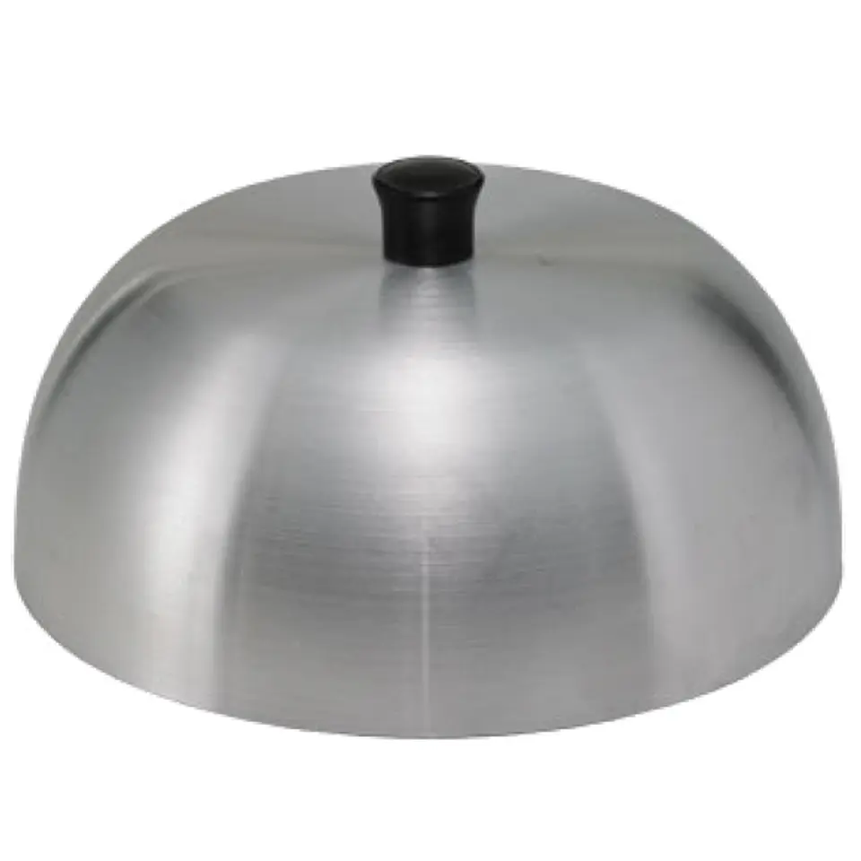 CUBIERTA ALUMINIO PARA COCINAR HAMBURGUESAS 15CM WINCO 1