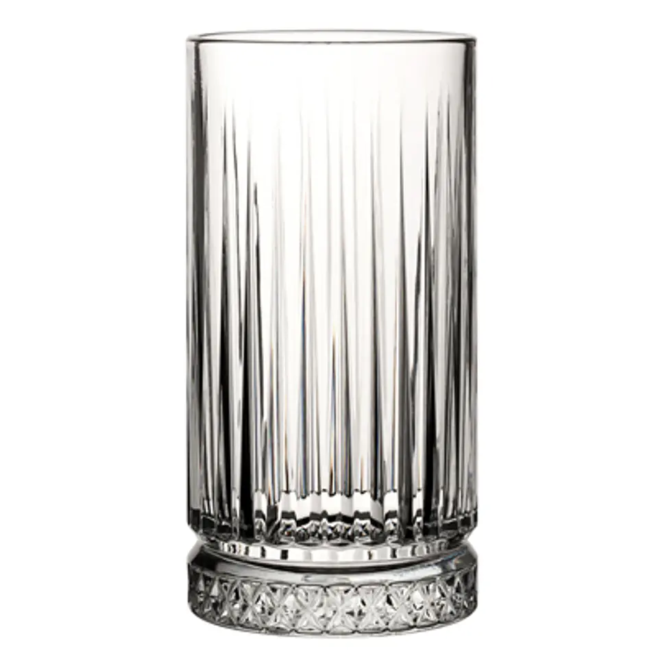 PACK 100 UNIDADES VASO VIDRIO ALTO ELYSIA 445CC PASABAHCE 1