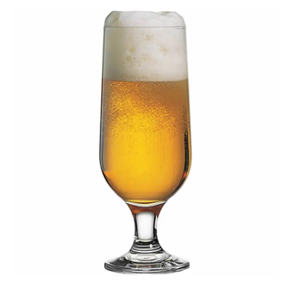 PACK 100 UNIDADES COPA VIDRIO BEER CAPRI 350CC PASABAHCE 1