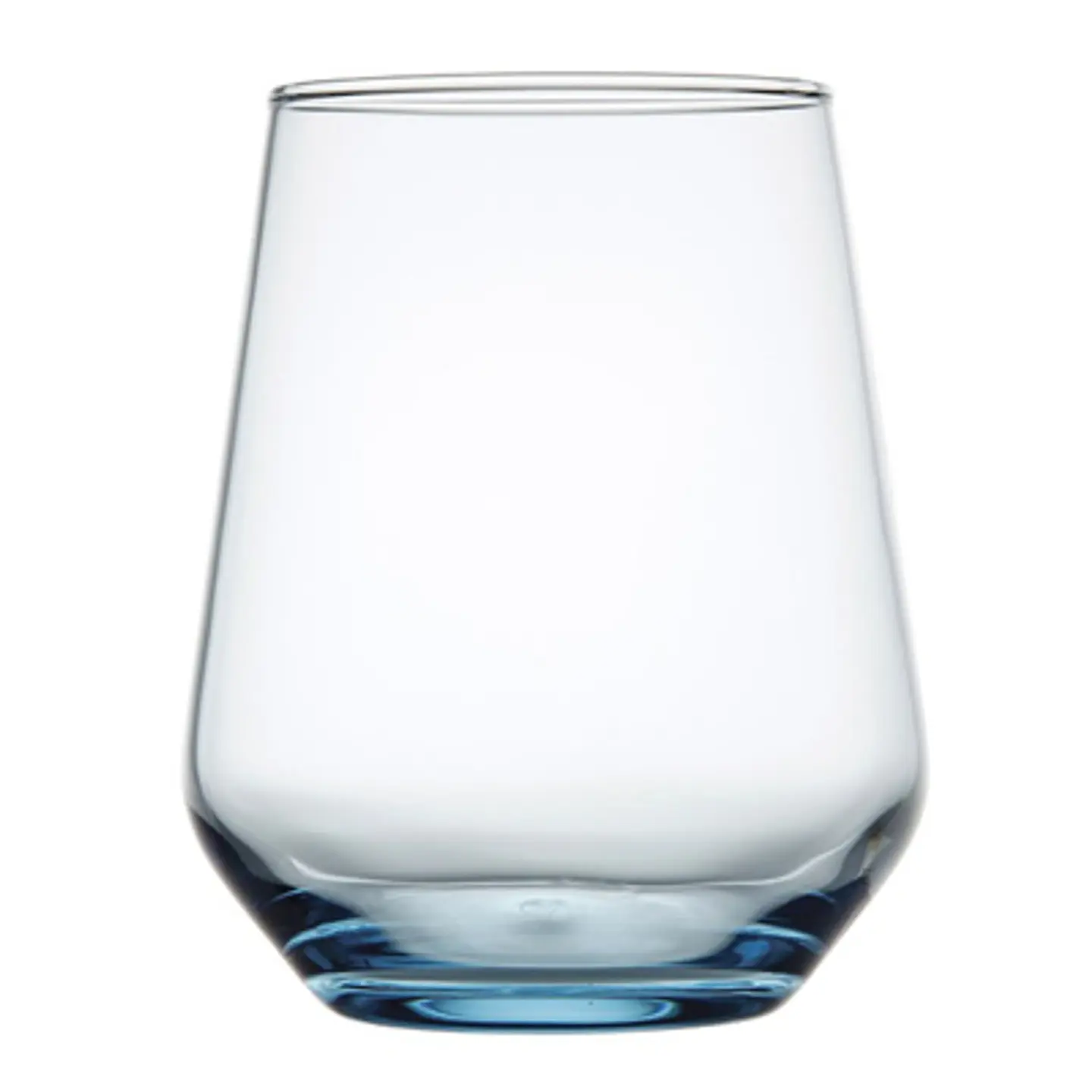 PACK 100 UNIDADES VASO VIDRIO BAJO BLUE ALLEGRA 425CC PASABAHCE 1