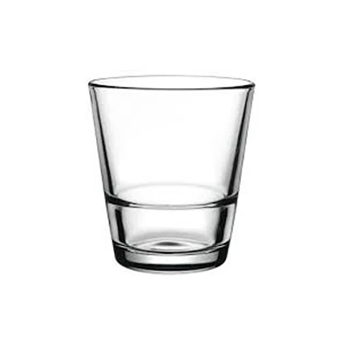 PACK 100 UNIDADES VASO VIDRIO APILABLE TEMPLADO 310 CC PASABAHCE
