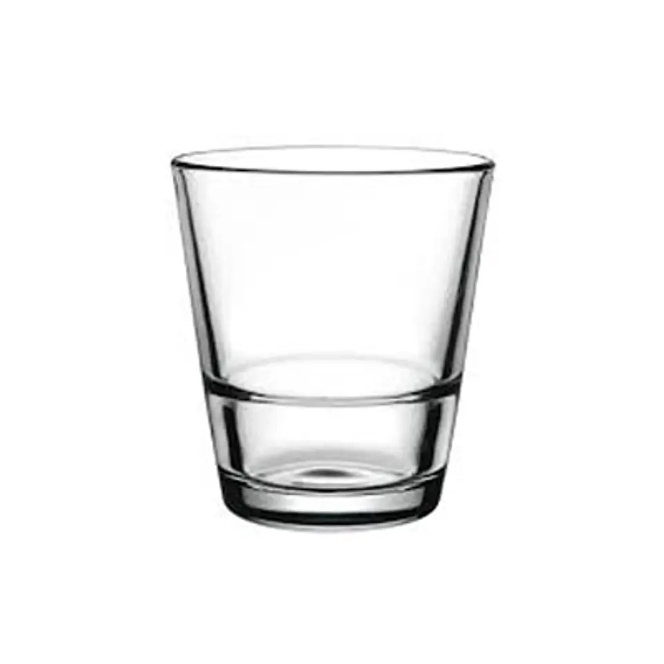 PACK 100 UNIDADES VASO VIDRIO APILABLE TEMPLADO 310 CC PASABAHCE 1
