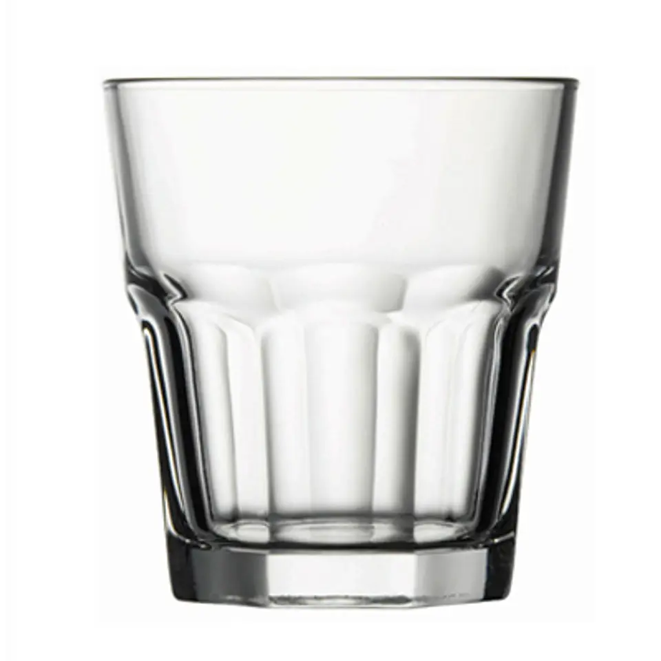 PACK 100 UNIDADES VASO VIDRIO BAJO TEMPLADO CASABLANCA 355CC PASABAHCE 1
