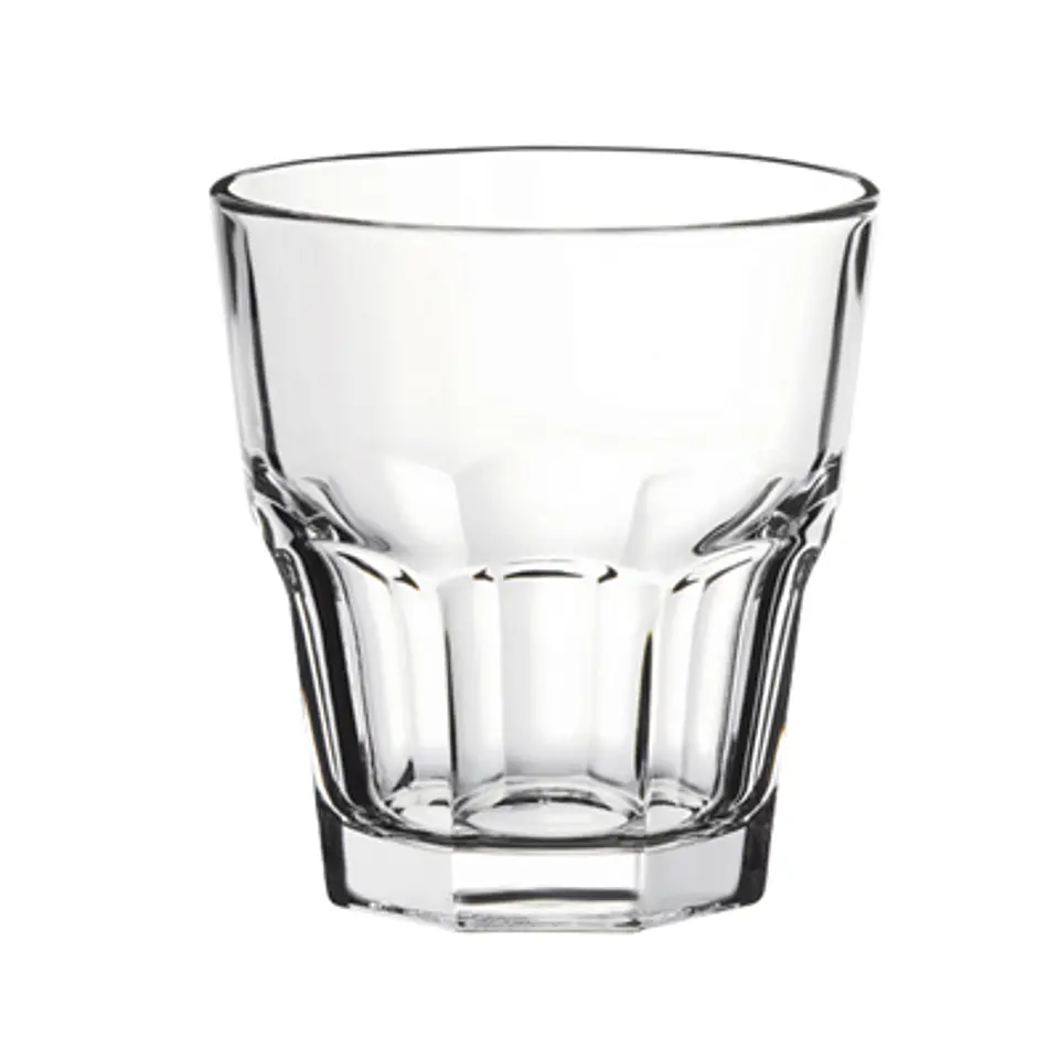 PACK 100 UNIDADES VASO VIDRIO TEMPLADO CASABLANCA 270CC PASABAHCE 1