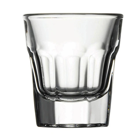 PACK 100 UNIDADES VASO VIDRIO SHOT TEMPLADO CASABLANCA 36CC PASABAHCE
