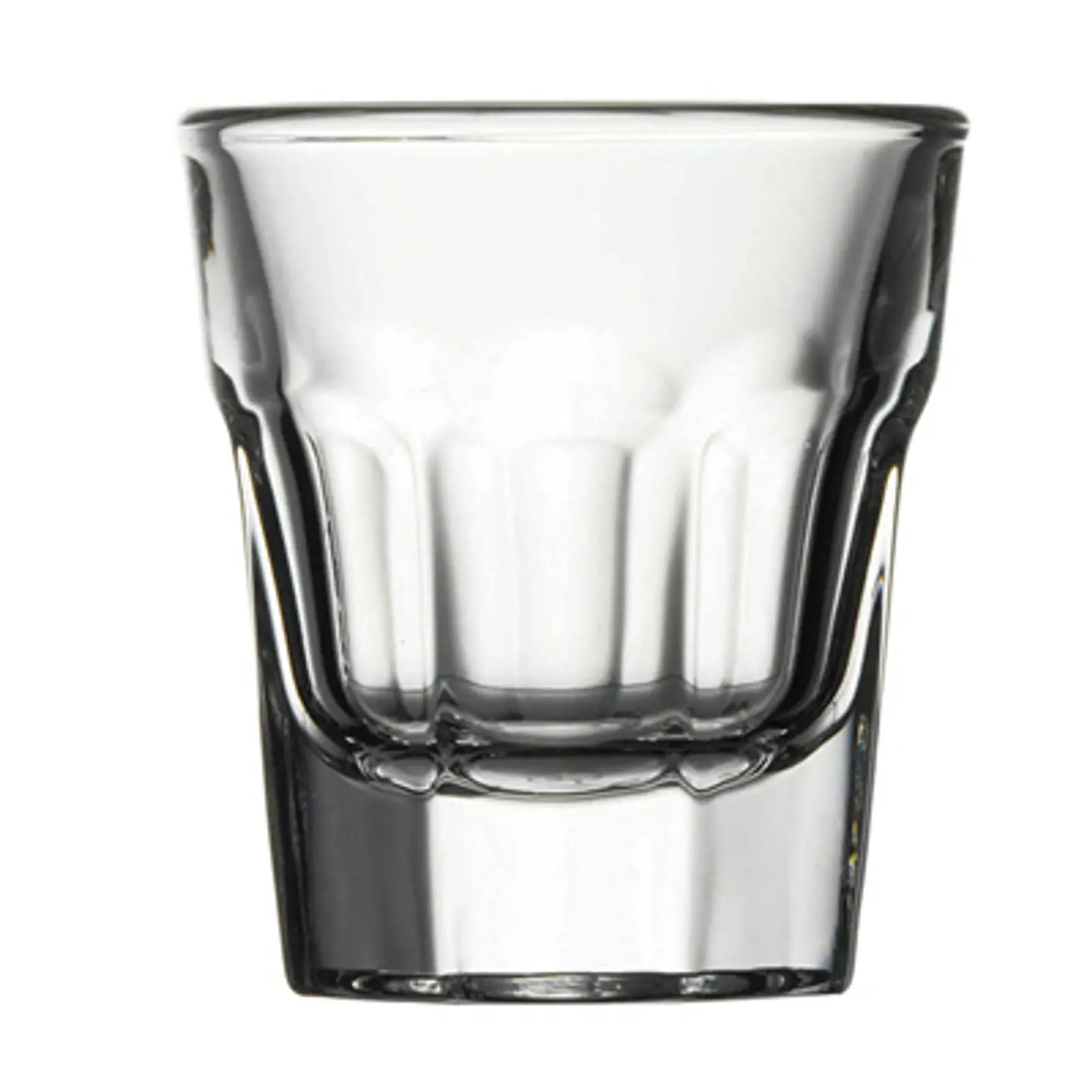 PACK 100 UNIDADES VASO VIDRIO SHOT TEMPLADO CASABLANCA 36CC PASABAHCE 1