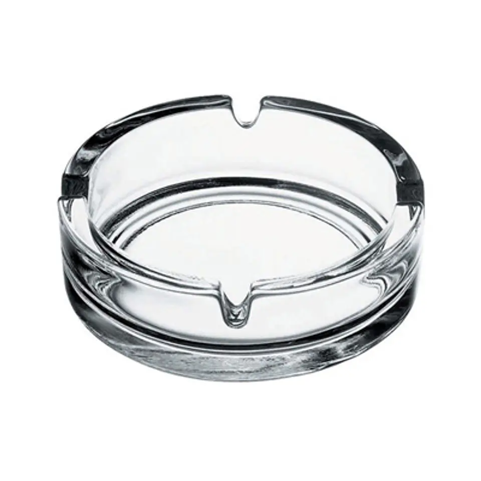 PACK 100 UNIDADES CENICERO VIDRIO REDONDO BISTRO 10.7CM PASABAHCE 1