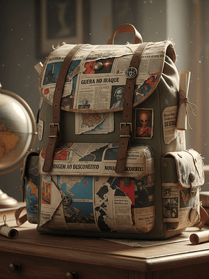 mochila usada kliping