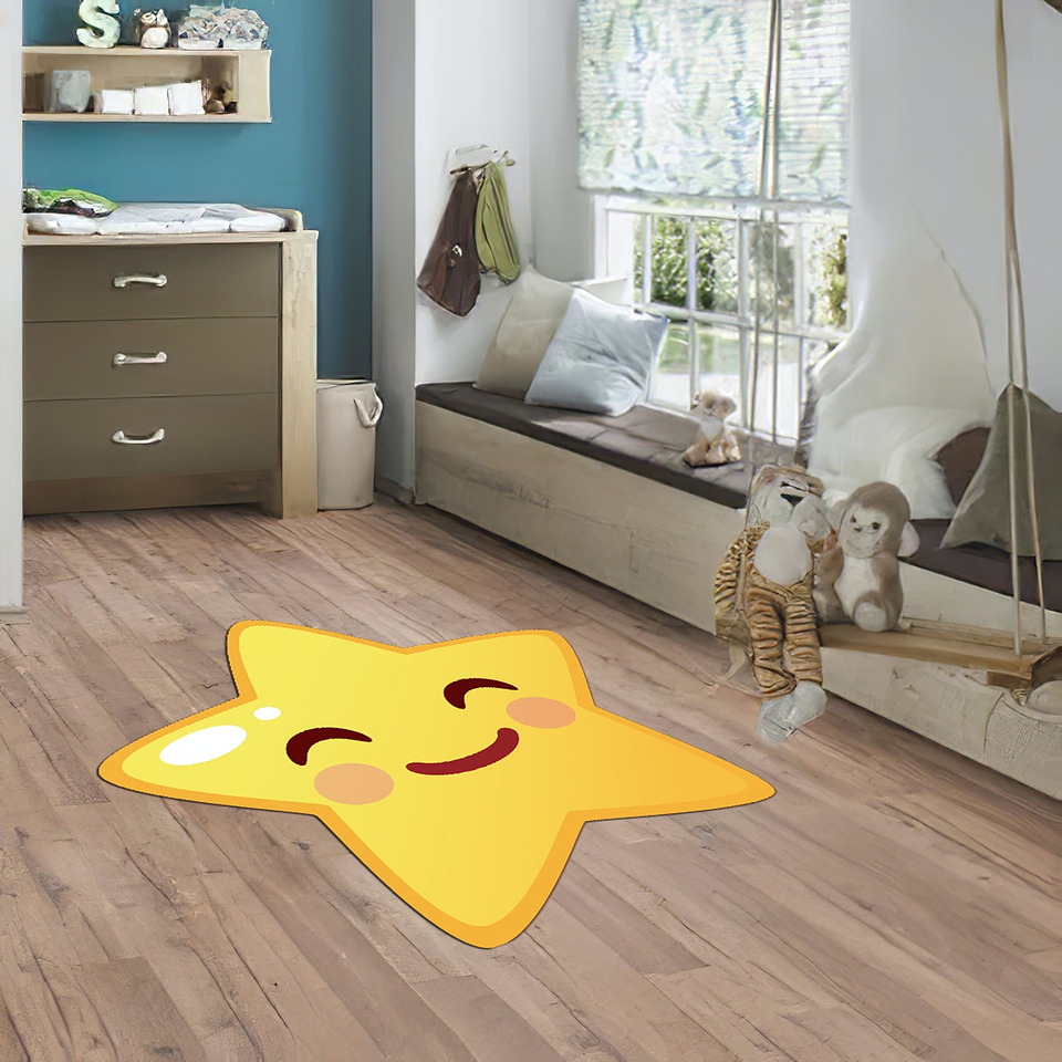 Alfombra Vinílica / Happy Star 140x140 1