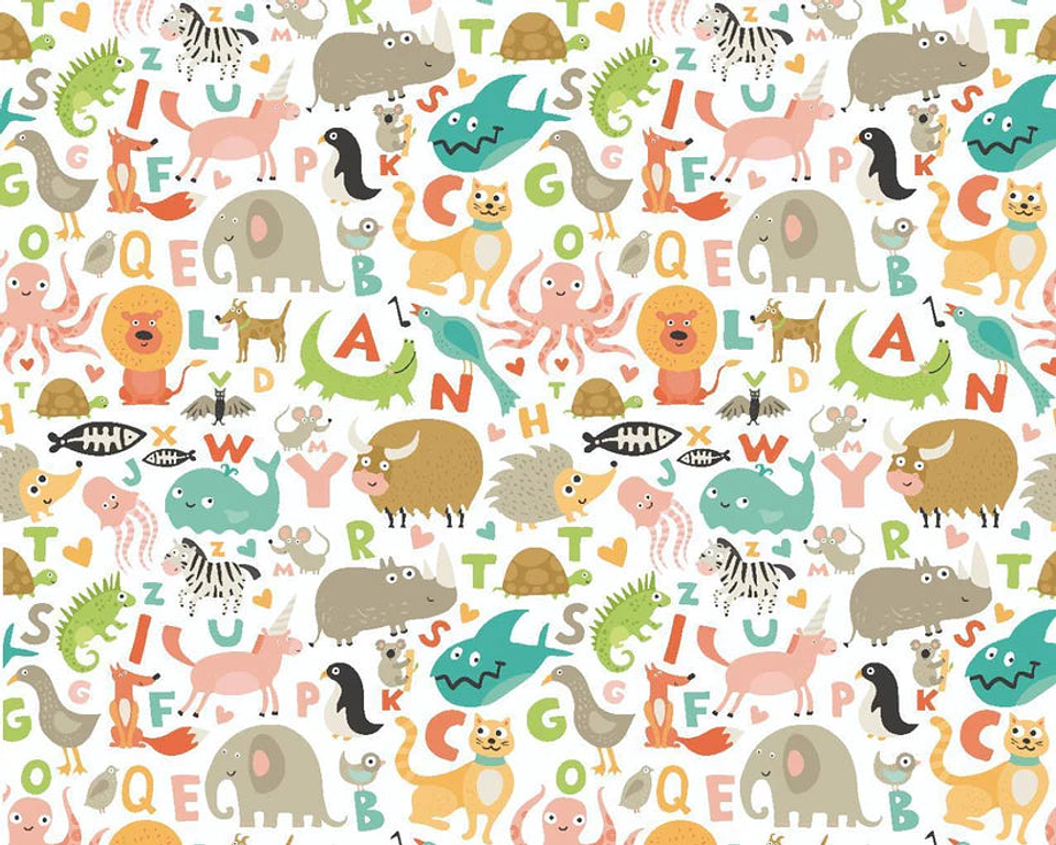 Alfombra Vinílica / Animal Zoo  2