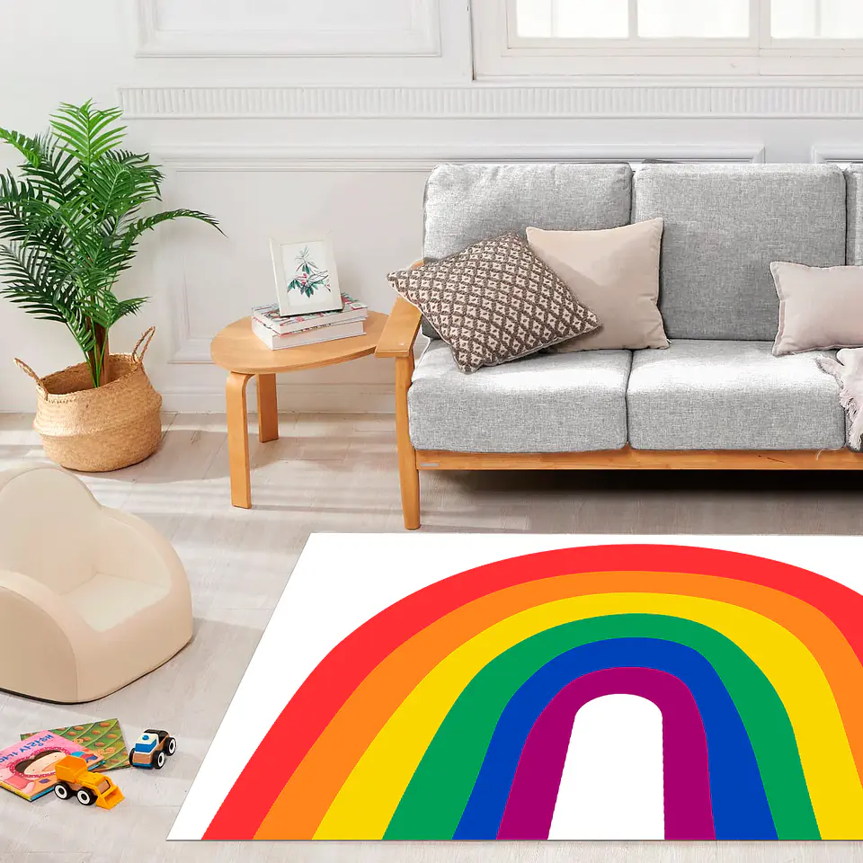 Alfombra Vinílica / Arcoíris 1