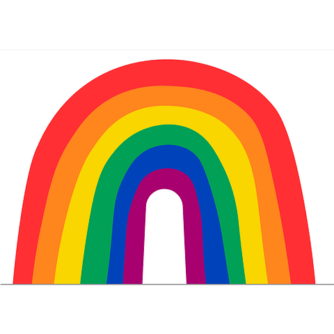 Alfombra Vinílica / Arcoíris