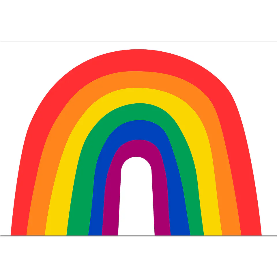 Alfombra Vinílica / Arcoíris 2