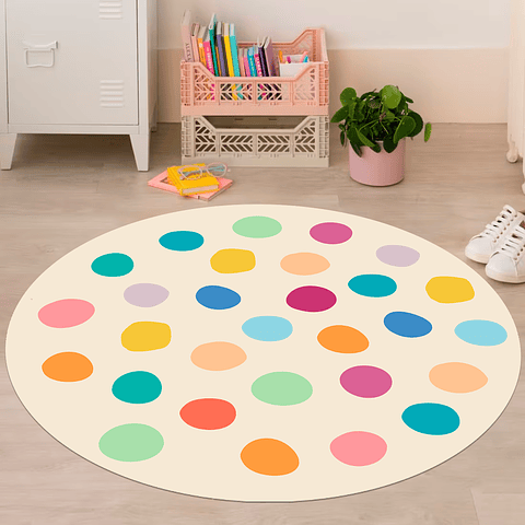 Alfombra Vinílica / Color Dots