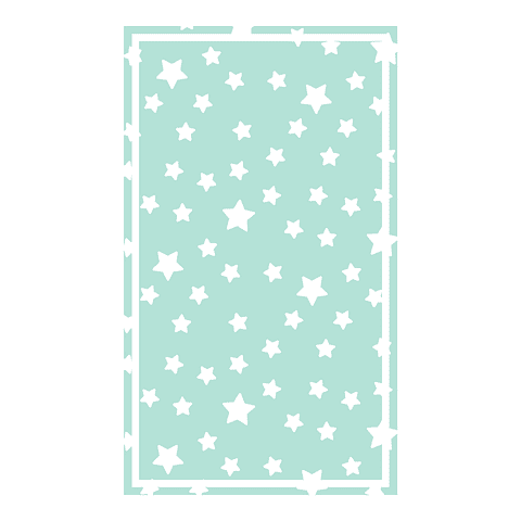 Alfombra Vinílica / Stars Mint