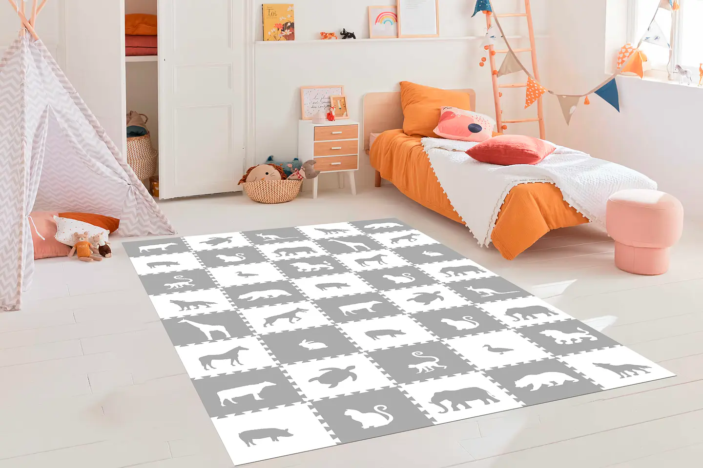 Alfombra Vinílica / Animal Puzzle 1