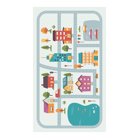 Alfombra Vinílica / City