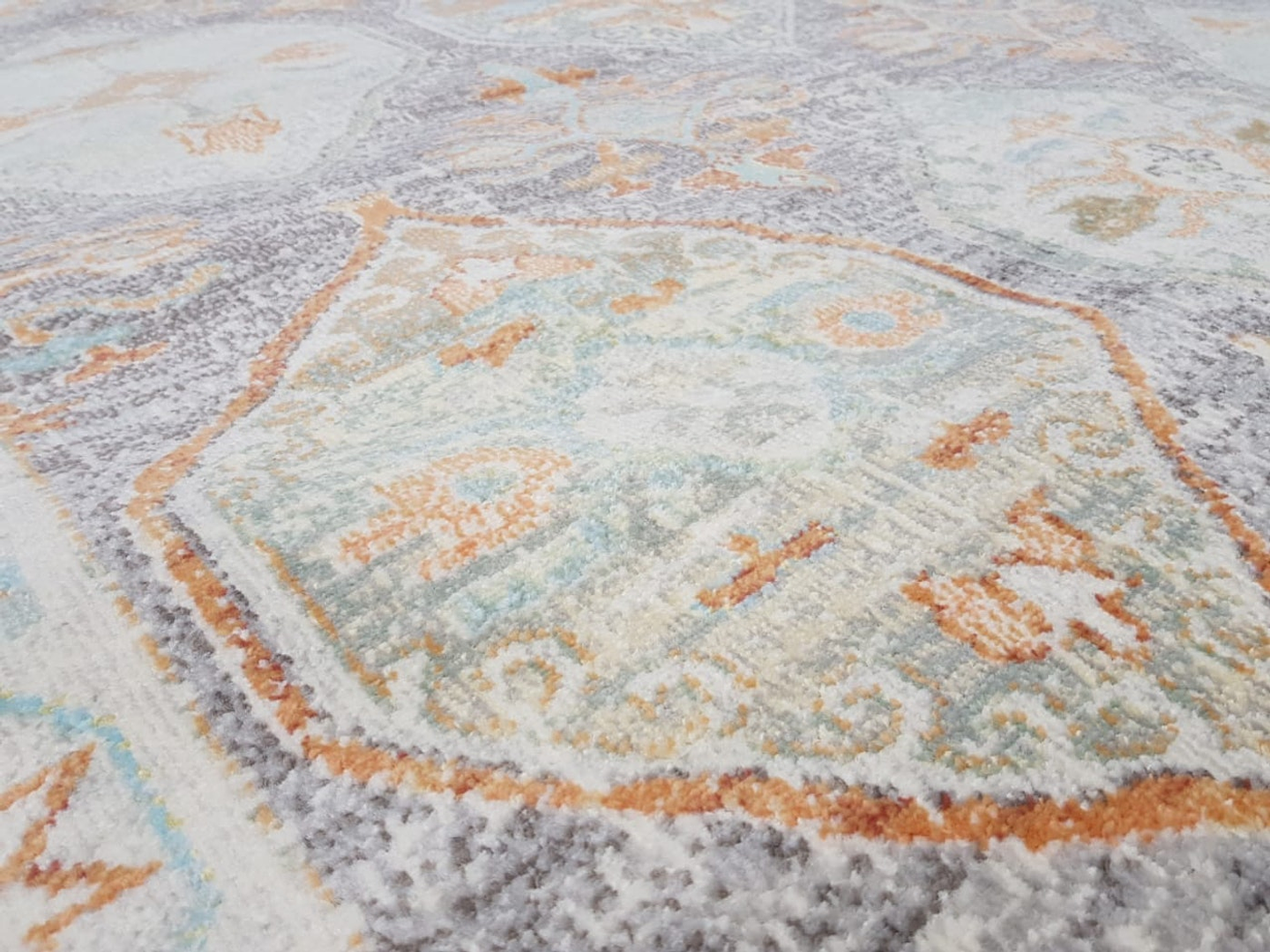 Alfombra Turca Sorento Taupe Grey Mint 709 / (290x230) 2