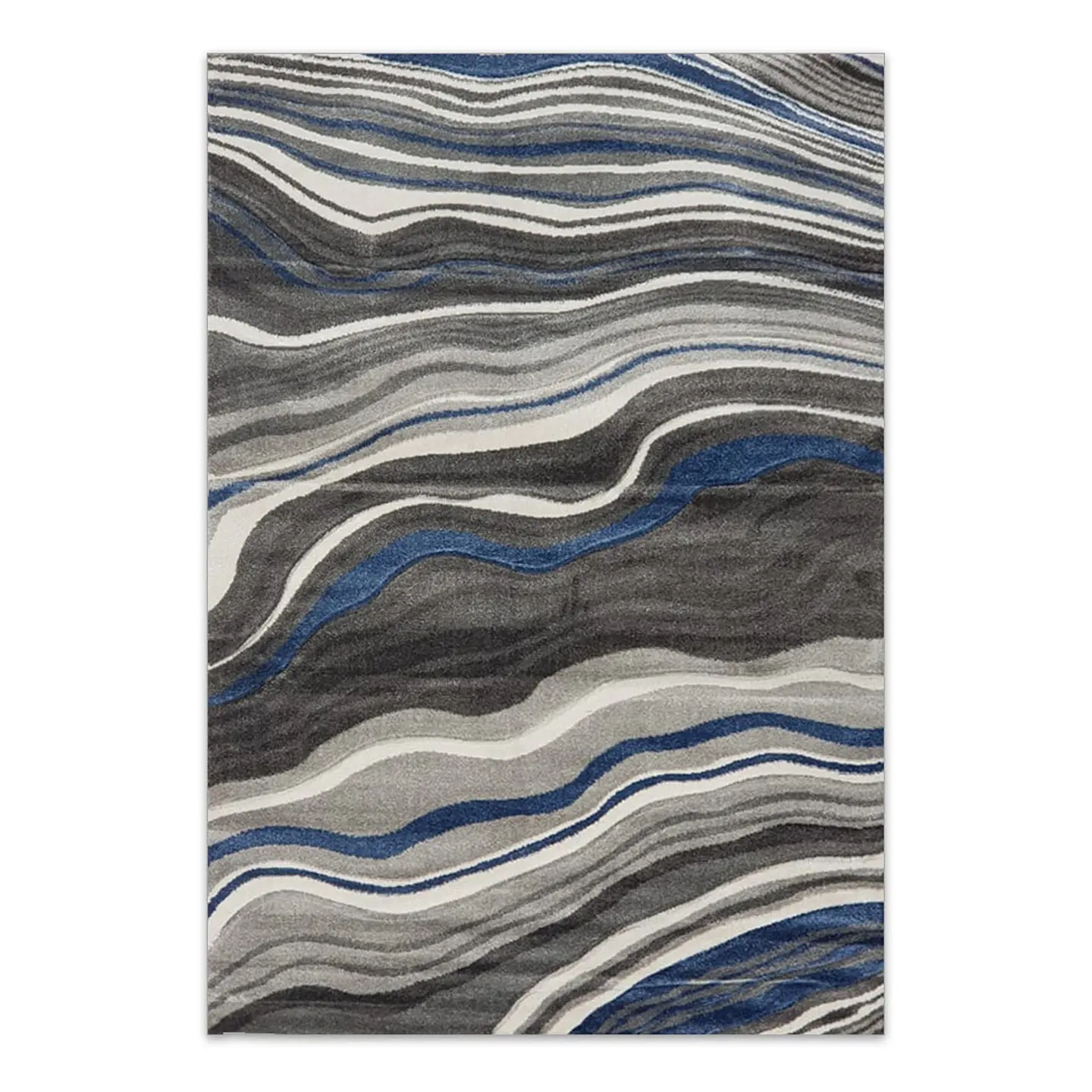 Alfombra Marble Grey Blue / (225x160) 1