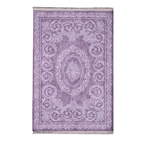 N° 13 Alfombra Chenille Terciopelo / Reina Ana Purple 180x118