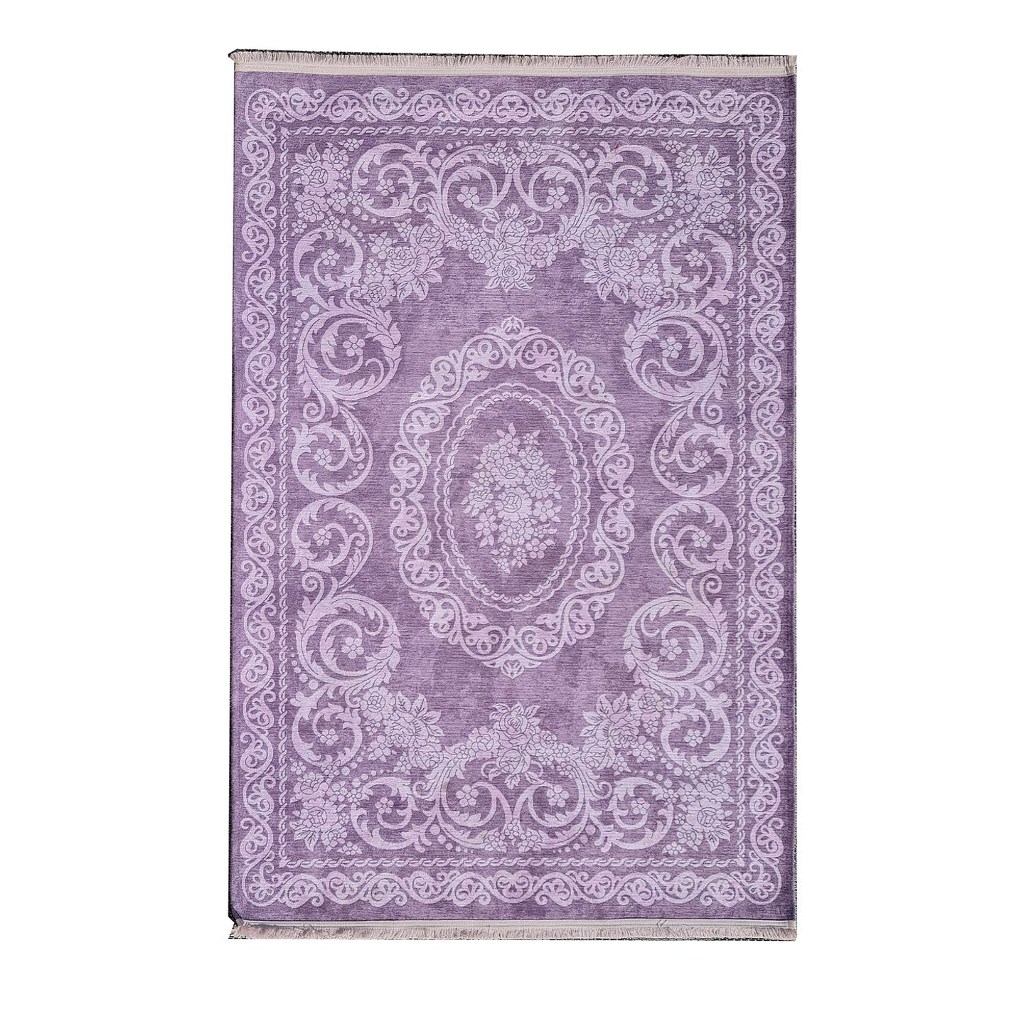 N° 13 Alfombra Chenille Terciopelo / Reina Ana Purple 180x118 1