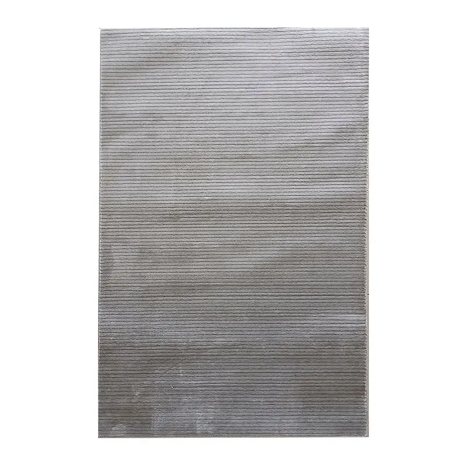 Alfombra Cotelón Grey Silk 150x200cm 1